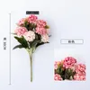 Decorative Flowers & Wreaths Artificial Mallorca Simulation Hydrangea Bouquet Home Decor Wedding Bridal Auditorium El Desktop Flower Arrange