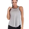 Chemises actives haut de sport femmes col rond maille dos Yoga T-Shirts Fitness course chemise culture pour vêtements de sport