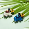 Pinnen broches mode sieraden cartoon olifant broche rhinestone colorf glazuur drop levering dhack