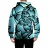 Men's Hoodies 2023 European And American Women's Hoodie 3D Flower Digital Printing Sports Large Factory Direct