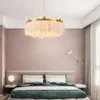 Ljuskronor modern hänge taklampa fjäder droppljus sovrum studie rum dekoration kreativ ljuskrona hängande