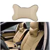 Housses de siège de voiture oreillers cervicaux en cuir PU quatre saisons universel appui-tête protecteur appui-tête dossier repos oreiller coussin