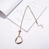 Colliers de pendentif bijoux simples longs pour les femmes irrégulières Circle Pendentiel Suspension Jewellery déclaration 2023