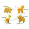 Baking Moulds 4Pcs Lion Giraffe Zebra Elephant Animal Fondant Cake Mold Biscuit Cookie Plunger Cutters Sugarcraft Decorating Tools