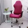 Silla cubre la oficina del brazo de computadora elástica elástica giratoria de la cubierta del juego del asiento