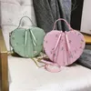 Bolsos de noche, bolso de diseñador para mujer, bolso de mano bordado con flores de encaje para mujer, bolso de mano de cuero PU con cadena para mujer