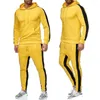 Men's Hoodies Two-piece Brand Clothes Hoodie Pants Suit Fashion Hip-hop Hooded Sweatshirt Sportswear Track