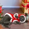 Ubrania dla psów świąteczne ubrania dla małych psów Koty Kostium Santa Elk Kitten Puppy Hoodie Chihuahua Kurtka