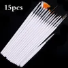 Nail Brushes Hook Brush 15PCS Professional Nails Set Carving Pen Painted Kolinsky Acrylic