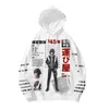 Men's Hoodies 2023 Akudama Drive Hoodie Casual Sweatshirt Teenager Adult Kids Pullover Hooded Long Sleeve 3D Pattern Streetwear Clothes