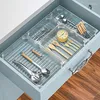 Set di 14 vassoi organizer per cassetti da cucina, divisori trasparenti per cosmetici, organizer per cosmetici, per camera da letto, cassettiera, ufficio