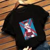 Men's T Shirts Kawaii Anime Darling In the Franxx Shirt Women Vintage Chic T-Shirt 2023 Creative Tees Summer Bekväma toppar unisex