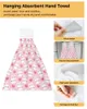 Ręcznik wielkanocny Różowe ręczniki Miłość Ręczniki kuchnia łazienka wisząca tkanina Szybka sucha miękka chłonna mikrofiber