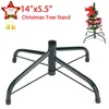 Christmas Decorations 35cm/40cm/60cm Tree Stand Bracket Green Metal Holder Base Cast Iron Party Decoration