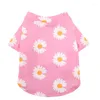 Vêtements pour chiens Vêtements pour chats Printemps été et automne Voyage Produits pour animaux de compagnie Teddy Bichon Petite marguerite de taille moyenne