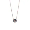 Colares de pingentes de alta qualidade colar de ouro rosa longa colar de estrela de anis para mulheres jóias ln038