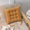 Pillow Crystal Velvet Seat Office Computer Chair Winter Thickened Sofa Classroom Student Stool Butt