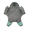 Abbigliamento per cani Pet Cani Piumino Giacca imbottita in cotone Teddy Cappotto invernale caldo Parka impermeabile antivento Chihuahua a quattro zampe con cappuccio