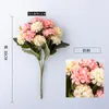 Decoratieve bloemen kransen kunstmatige Mallorca simulatie Hydrangea Bouquet Home Decor Wedding Bridal Auditorium El Desktop Flower Arange