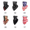 Bandanas Men Women Ears Loops Silk Sun Protection Shield Outdoor Cycling Face Scarf Summer Seamless Motorcycle Neck Gaiter Covering