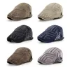 Bérets Denim lavé hommes béret chapeaux Vintage Sboy rétro angleterre casquettes hiver printemps peintre casquette mâle bonnets chapeau