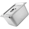 Plates Container Restaurant Buffet Tray Stainless-steel Holder Stainless Steel Pan For