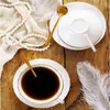 Fincan tabakları kahve seramik kahvehane seti zarif İngiliz tarzı kupa sütü içecek içimi 2023 beyaz porselen