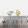 Charms eruifa 20pcs 11mm çinko alaşım dalga baskı madeni para toptanlar kolye küpe bileziği mücevher diy el yapımı 2 renk charms