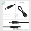 DC Power Cable 5.5mm x 2.1mm 0.25M/0.5M/1M/2M 22AWG Extension Cord Male For CCTV Camera LED Lights