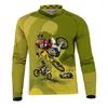 レーシングジャケット2023ダウンヒルジャージーモトクロスメンズMTB TシャツモーターサイクルMXサイクリングDHオフロードクイックドライロングスリーブ服