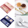 Ensembles de vaisselle en relief cuisine vaisselle cadeau en acier inoxydable tasse mélange cuillère café européen Dessert fruits fourchette