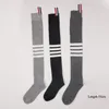 Women Socks Mix 3 Pairs Happy Funy Fashion 2023 Hip Hop Cotton Striped Girls Casual High Knee Dames Sokken