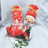 Décorations de noël 50 pièces sac à cordon bonbons biscuits enfants noël cadeau Pack fête vacances décor alimentaire emballage sacs en plastique