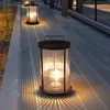 Lampe de jardin Étanche Pelouse Simple Extérieur Villa Allée Solaire