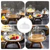 Bakgereedschap Coverdome Cake Display Clochebell Dessert Stand Covers Jar Cheese Clear Serving Tent Platter Tafelkleed Feestkeuken