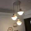 Lampade a sospensione Lampadari moderni di personalità a LED Camera da letto Illuminazione per la casa Accessori per la cucina del ristorante romantico nordico