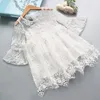 Girl Dresses Flower Lace Girls Dress Embroidery Wedding Evening Children Clothing Kids For Princess Pageant Size 3 5 8 Years