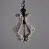 Lampy wiszące Umeiluce Vintage Drewno Light Retro White Wiszące lampka do jadalni sypialnia Loft E27