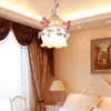 Hanglampen Noordse pastorale restaurant Kroonluchter schoonheidssalon Warm Lily Koreaanse prinses Room Slaapkamerlamp