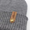 Bandanas Fashion Men Winter Hat Unisex Knitted Beanies Outdoor Soft Warm Cap Thickened Men's Climbing Ear Protection Riding Beanie