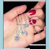 Hänge halsband av hög kvalitet kristall diamanthalsband sier pläterade smycken fyrkantiga chokers för kvinnor gåva droppe leverans hänge OTSSP