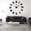 Väggklockor Special Creative Large Acrylic Mirror Clock Diy Quartz Watch Single Face Modern Home Decoration Living Room Stickers
