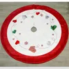 Kerstdecoraties Kwaliteitsboomrok 120 cm Ronde tapijtbodem Decoratiejaar Huis Outdoor Decor Event feest Sk