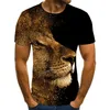 Men's T Shirts 3D Digital Print T-shirt Short Sleeve Manufacturers Direct Sales Of A Customized Spot