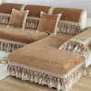 Pokrywa krzesełka rafinowana miękka miękka ciepła sofa narożna sofa oparta na ręczniku bez poślizgu kawa dziecięca aksamitna poduszka przeciwpoślizgowa mata 1pcs