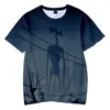 T-shirt da uomo 2023 T-shirt testa di sirena Moda estiva T-shirt a maniche corte T-shirt girocollo 3D Camicia anime Trendy