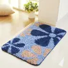 Badmattor Flower Style Non-Slip Home Door Mat Mat Bedroom Entré Mattan Badrum Sug Kuddar Balkong Absorberande Foor