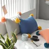 Pillow Solid Color Auto Rücksitz werfen Rechteck -Sofa Bett flauschiger Ball süßer dänischer Ins Stil Couchback Taille