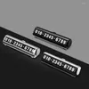 Interior Decorations Car Temporary Stop Sign Parking Card Phone Number Promise Plate Accessories Stickers