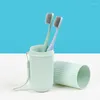 Bath Accessory Set Portable Toothbrush Cover Holder Flamingo Cactus Plant Outdoor Travel Hiking Camping Toothrush Cap Case Protect Storage